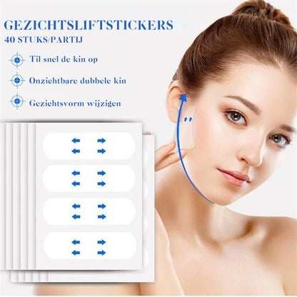 Onzichtbare Face Lifter-tape