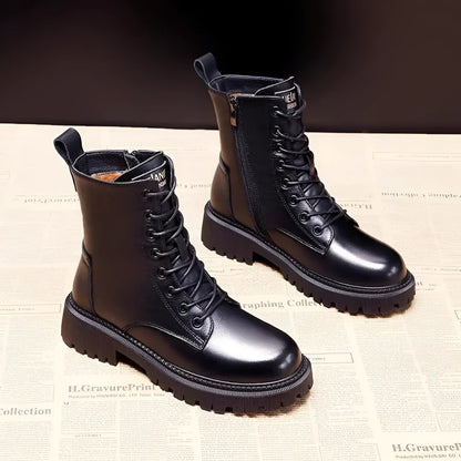 Élodie – Bottes en cuir imperméables ultimes