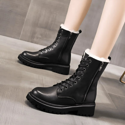 Élodie – Bottes en cuir imperméables ultimes