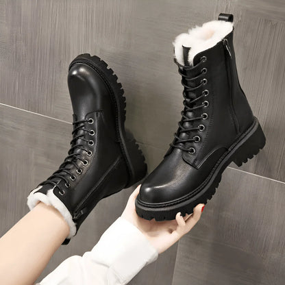 Élodie – Bottes en cuir imperméables ultimes