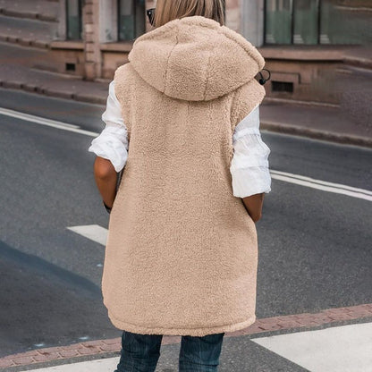 AYLA | Gilet Matelassé Réversible avec Doublure Sherpa